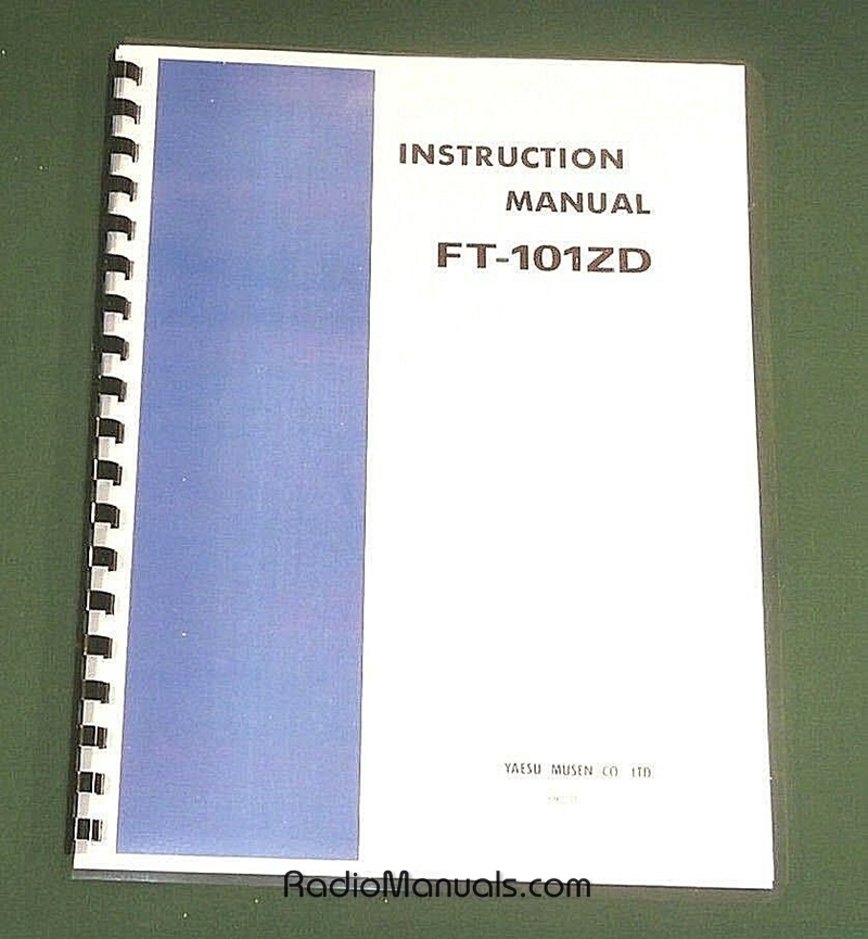 Yaesu FT-101ZD Service Manual - Click Image to Close